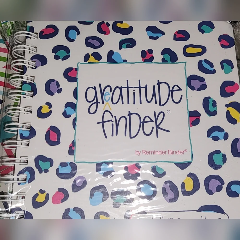 Gratitude and Budget Binders - Colorful Leopard Print
